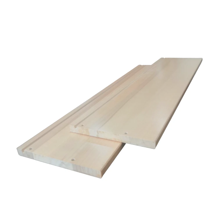 Hliðarborð í gegnheilum viði Poplar skúffu