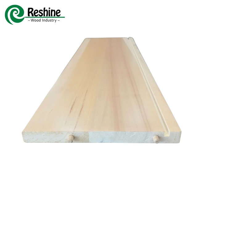 Hliðarborð úr tré Poplar skúffu