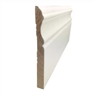 Innri Wood Wall Baseboard Grunnur Panel mótun