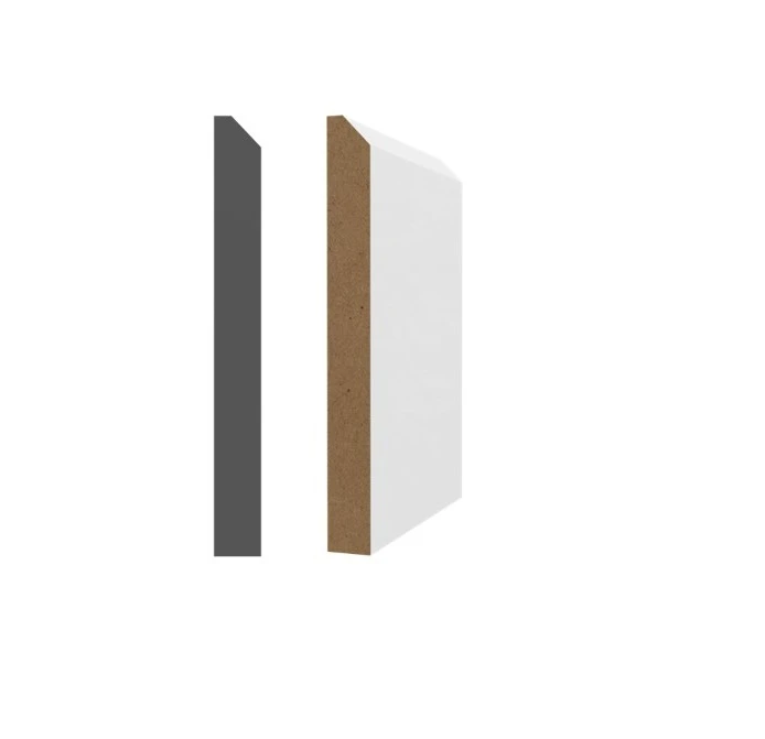 Hvítur grunnaður MDF grunnplata