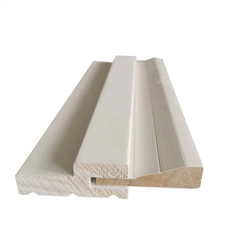 Hvítur grunnaður Radiata Pine Finger Joint Door Jamb